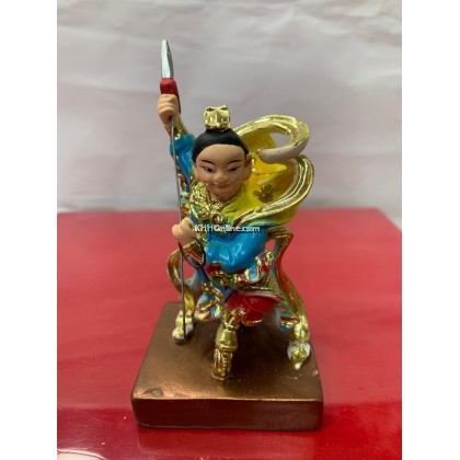 4寸彩色中檀元帅